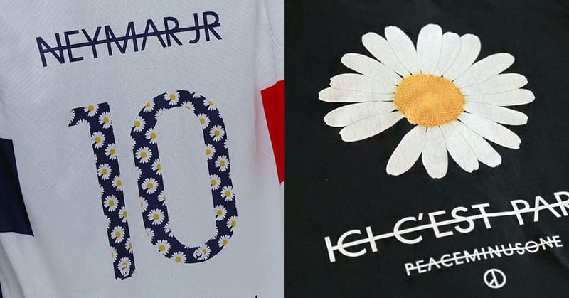 Paris Saint-Germain x PEACEMINUSONE 聯名球衣率先亮相| Hypebeast