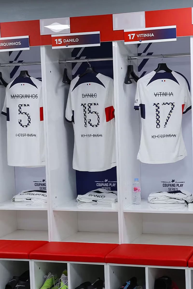 Paris Saint-Germain x PEACEMINUSONE 聯名球衣率先亮相| Hypebeast