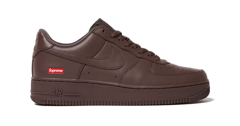 Supreme x Nike Air Force 1 最新配色「Baroque Brown」正式發佈