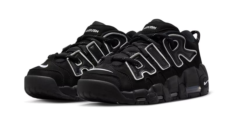 近賞AMBUSH x Nike Air More Uptempo Low 最新聯名黑白配色官方