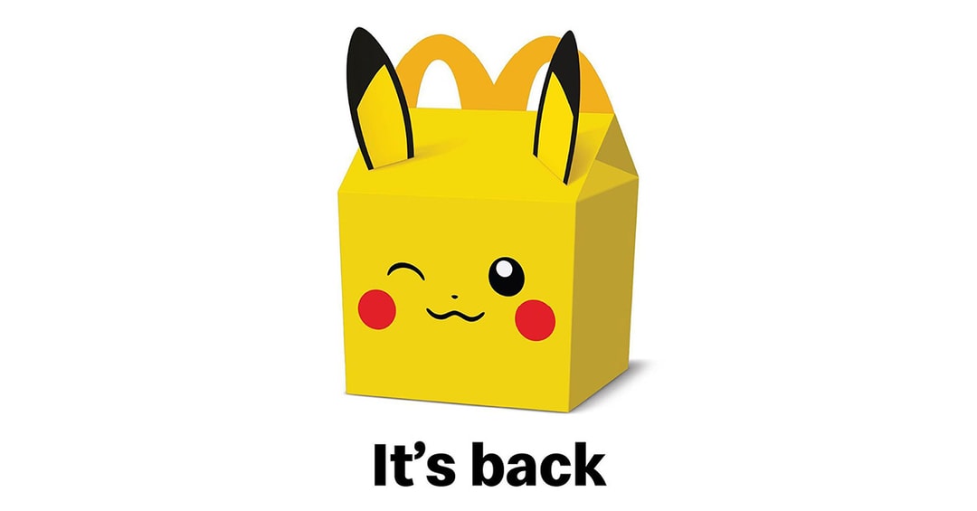 McDonald’s x Pokémon 聯名 Happy Meal 即將再次回歸 Hypebeast