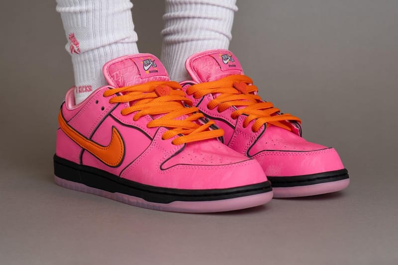 近賞《飛天小女警The Powerpuff Girls》x Nike SB Dunk Low 上腳圖輯