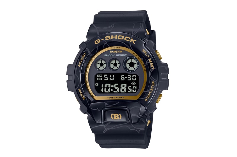 A BATHING APE® x G-Shock DW-6900 全新聯乘錶款正式發佈 | Hypebeast