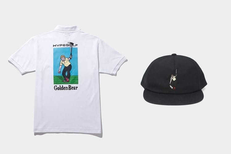 face oka × GB GOLF short sleeve t shirts BLACK – HYPEGOLF