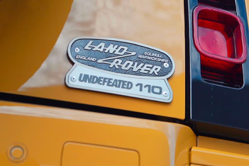 Undefeated Land Rover UNDEFEATED 攜手 Galpin Auto Sports 打造 Land Rover Defender 全新定製車款 | Hypebeast