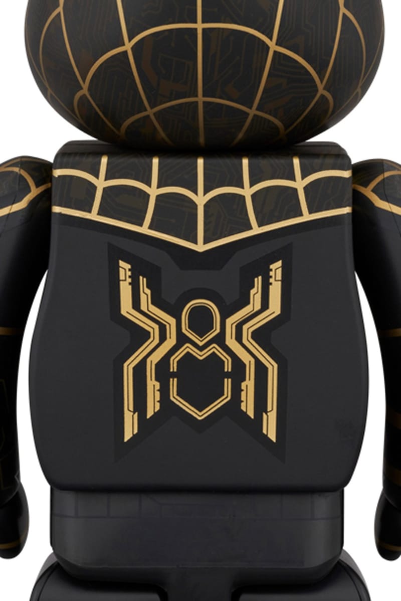 Medicom Toy 全新BE@RBRICK「SPIDER-MAN BLACK & GOLD SUIT」系列公仔 
