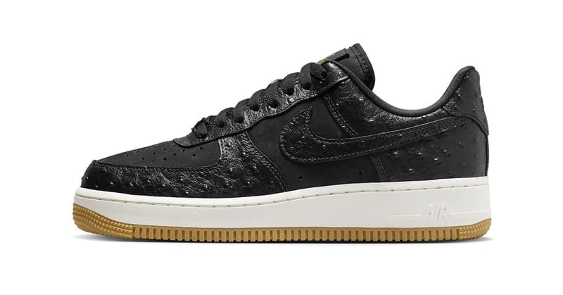 近賞Nike Air Force 1 Low 全新配色「Black Ostrich」官方圖輯 