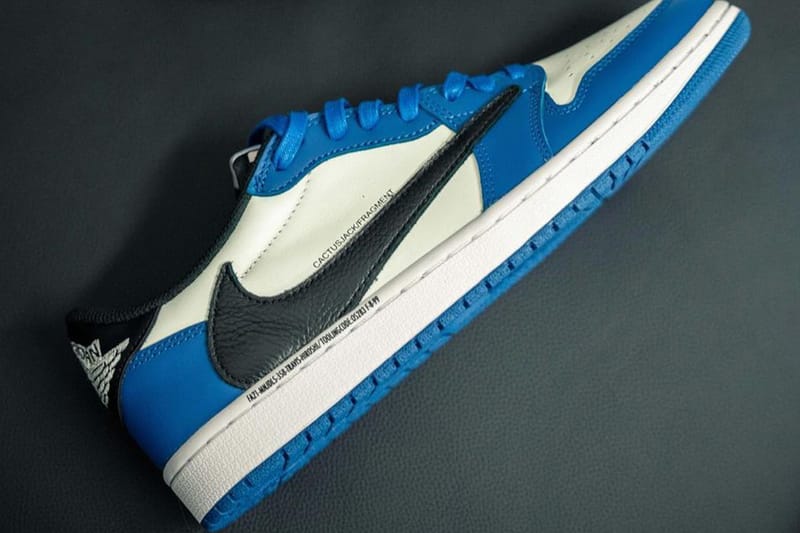 率先近賞Travis Scott x fragment design x Air Jordan 1 Low 最新聯名