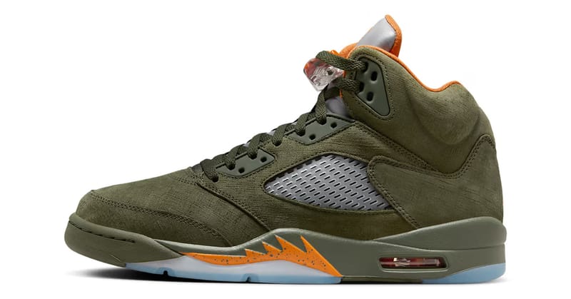 Air Jordan 5 最新配色「Olive」官方圖輯、發售情報公開| Hypebeast