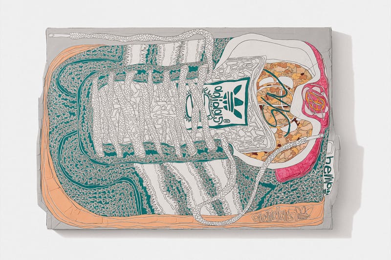 adidas - cushion Sean Wotherspoon 日本人アーティスト落合 翔平 注目のデザイナー、Sean Wotherspoonと気鋭の日本人アーティスト