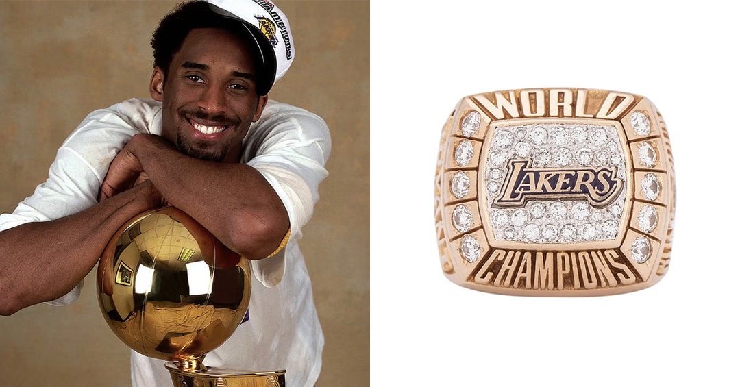 Kobe Bryant 生涯首枚 NBA 冠軍戒指以 $92 萬美元正式落槌拍賣 | Hypebeast