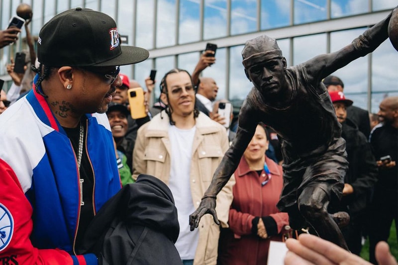 Philadelphia 76ers 正式揭曉傳奇球星 Allen Iverson 紀念雕像 | Hypebeast