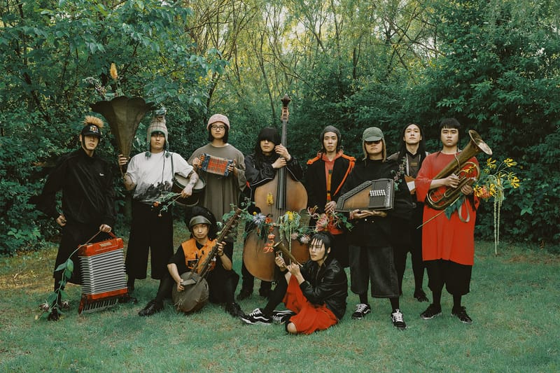 HYUKOH x SUNSET ROLLERCOASTER ネイビーキャップ Hyukoh x Sunset Rollercoaster AAA AAAAAA Cap Navy #혁오