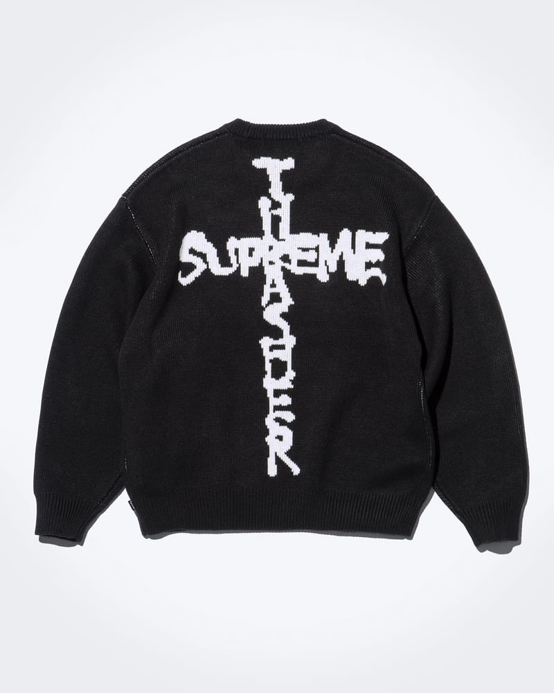 Supreme x Thrasher Cross Tee Black XXL Supreme x Thrasher Cross