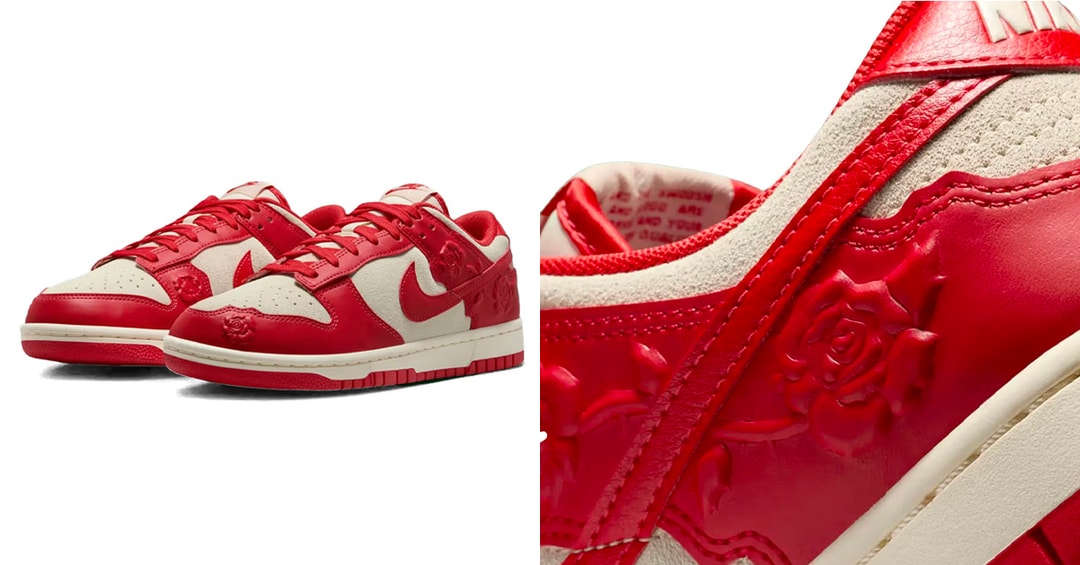 Dunks With Roses 情人節玫瑰加持,Nike Dunk Low 最新配色「Roses」率先曝光 | Hypebeast