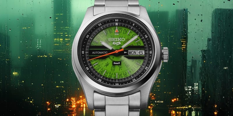 Seiko 5 Sports x HUF II 限量版聯乘腕錶SRPM09 發售資訊| Hypebeast