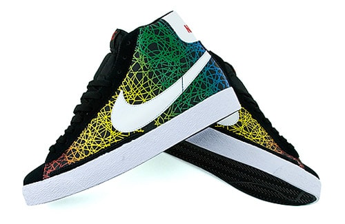 nike blazer mid scribble swoosh