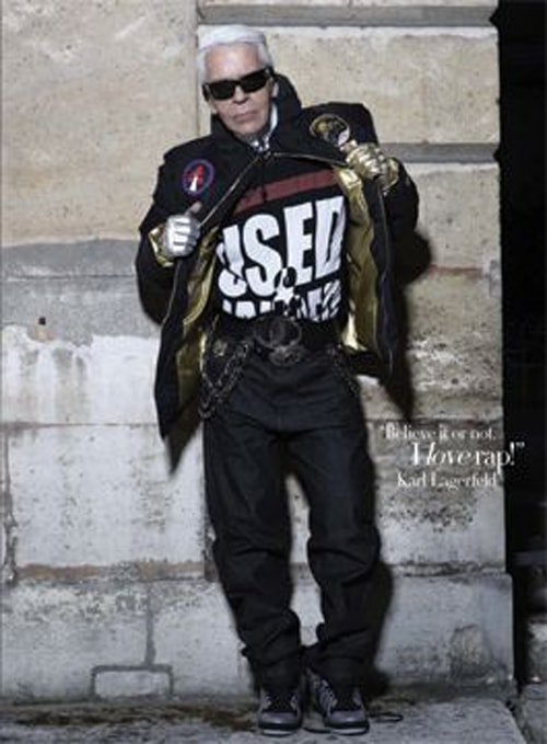 Karl Lagerfeld the Rapper | Hypebeast