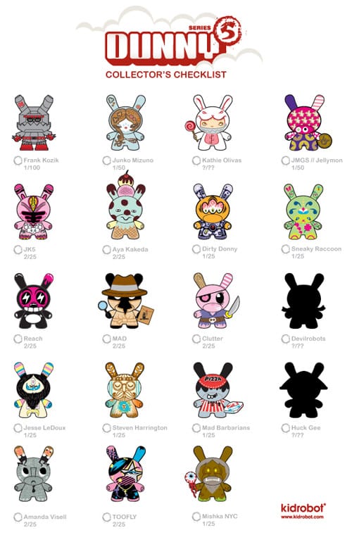 Kidrobot Dunny Series 5 Preview | Hypebeast