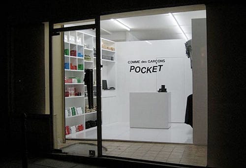 Comme des garcons shop pocket store amsterdam