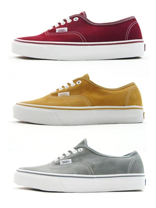 Vans authentic sales suede pack