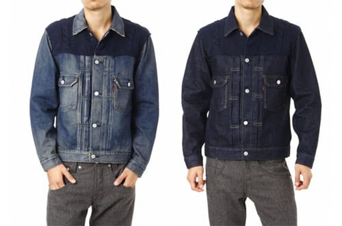 Levi's Fenom 2nd Type Navy Knit Custom Jacket | Hypebeast