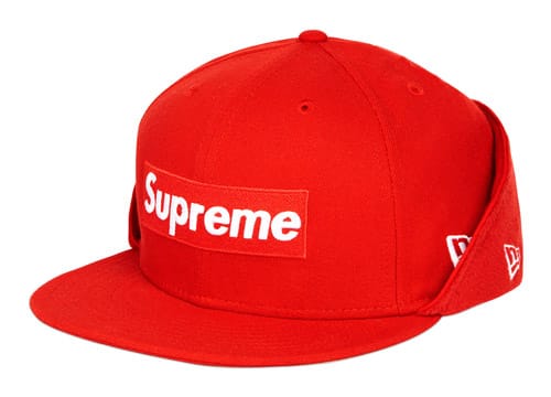 Supreme×NewEra 08AW Box logo Fleece Cap-