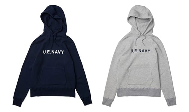 uniform experiment U.E. Navy Hooded Parka | Hypebeast uniform experiment U.E. Navy Hooded Parka | Hypebeast