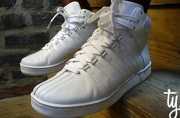 K swiss high sales top sneakers