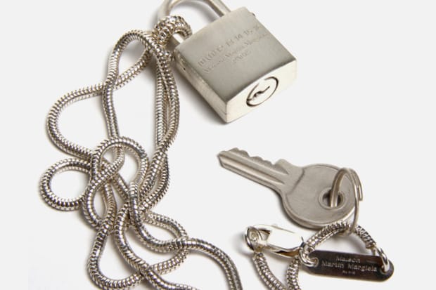 Margiela double sale chain necklace