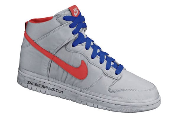 Medium gray red 2024 nike dunks 2009