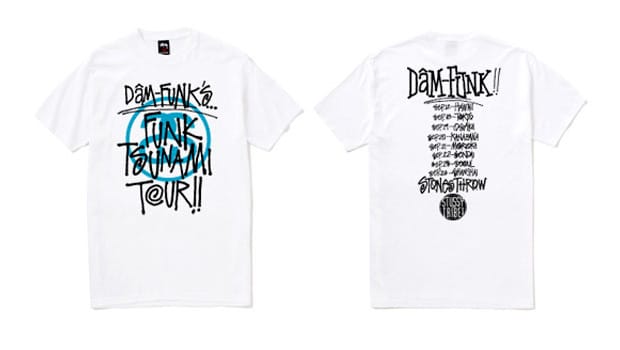2009 Dam-Funk x Stussy Tsunami Tour Tシャツ