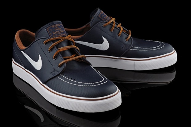 Nike SB Zoom Stefan Janoski Obsidian Leather | Hypebeast