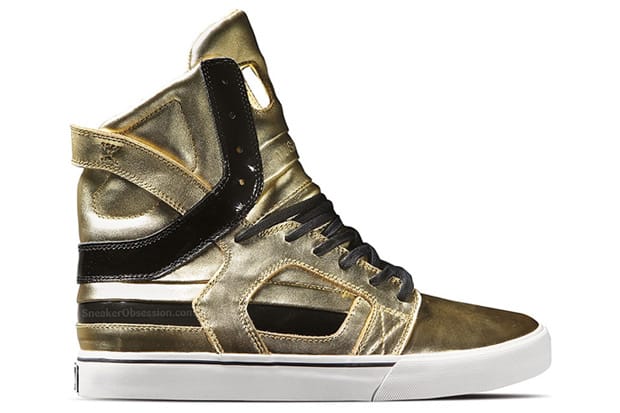 Supra skytop 2 deals black gold