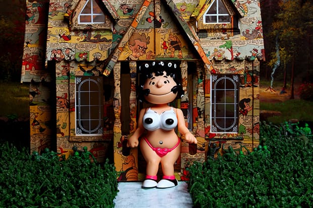 コミック・アニメ Ron English Lucy MADE BY MONSTERS Ron English x Made By Monsters Pop Art Series Lucy Exposed Toy