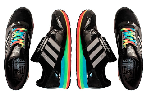 adidas rainbow basketball shoes