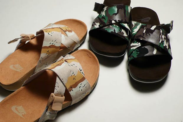 Nike camouflage hot sale sandals