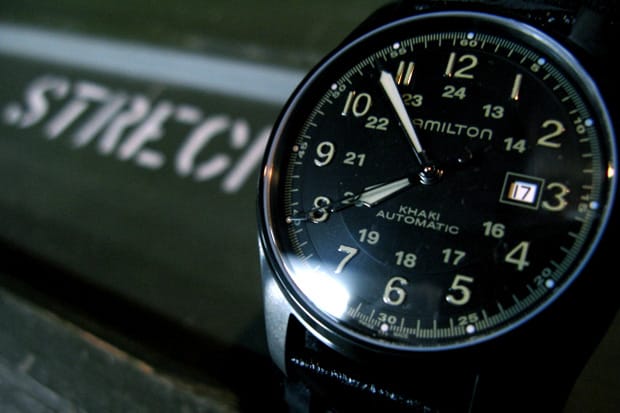 Hamilton x NEIGHBORHOOD x Porter Khaki Automatic Watch | Hypebeast