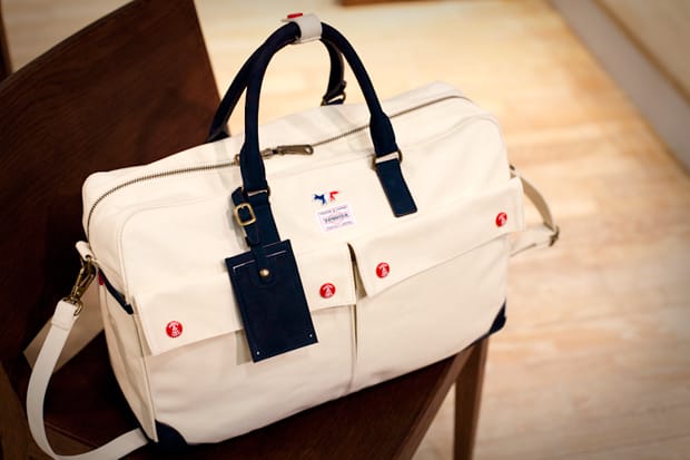 Kitsuné x YOSHIDA 75th Anniversary Boston Bag | Hypebeast