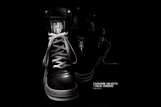 Chrome Hearts x Rick Owens High-top Ramone Sneakers | eBay