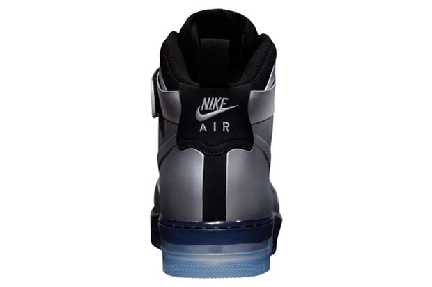 Air force 1 store high foamposite silver