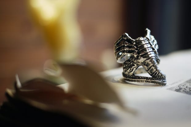 Gorilla Ring - crazy pig designs - silver ring