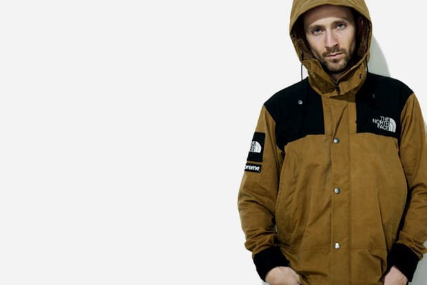 Supreme North Face Waxed Cotton Jacket M-