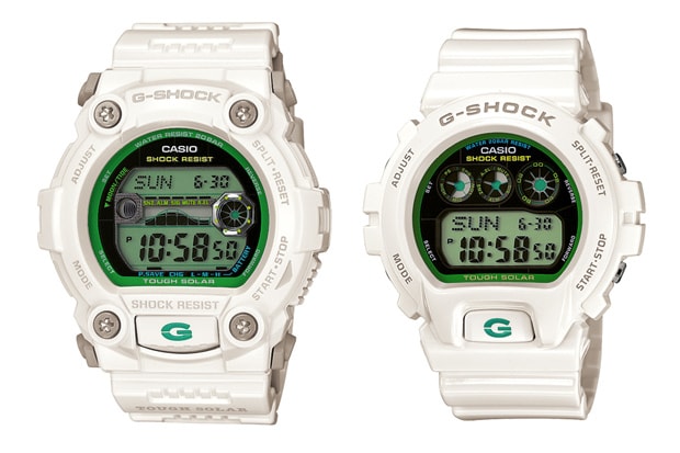 g shock green and orange