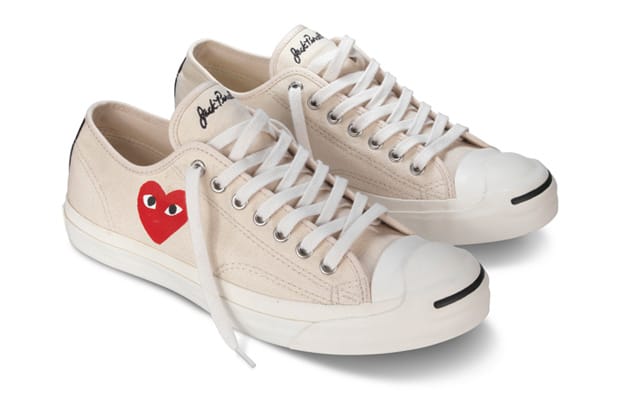 Comme de garcon white clearance shoes