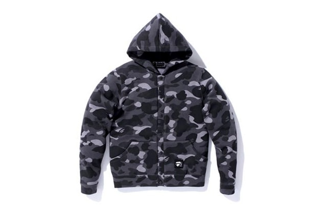 A Bathing Ape 1st Camo Snap Button Hoodie 