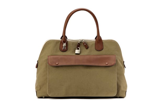 Margaret Howell x Porter Cotton Canvas Boston Bag | Hypebeast