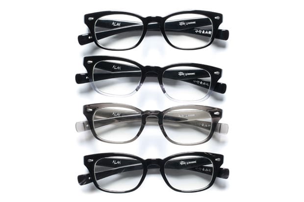 STUSSY EYEGEAR RARE CUTLASS Sports Wrap Sunglass-Satin Black