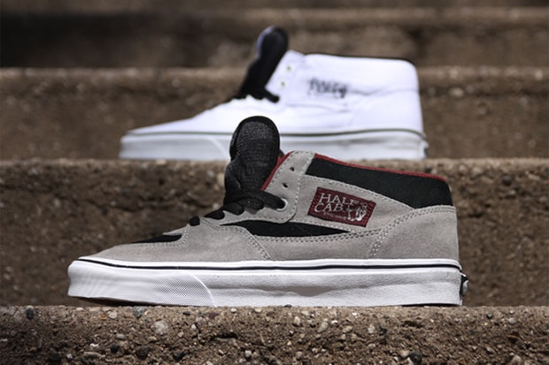 white leather half cabs