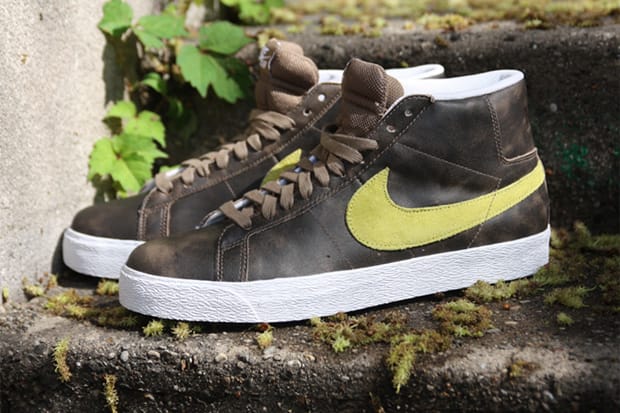 Nike SB Blazer High Cocoa/Volt | Hypebeast